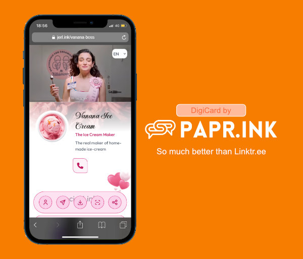 PAPR.INK DigiCard (1 x 1 year)
